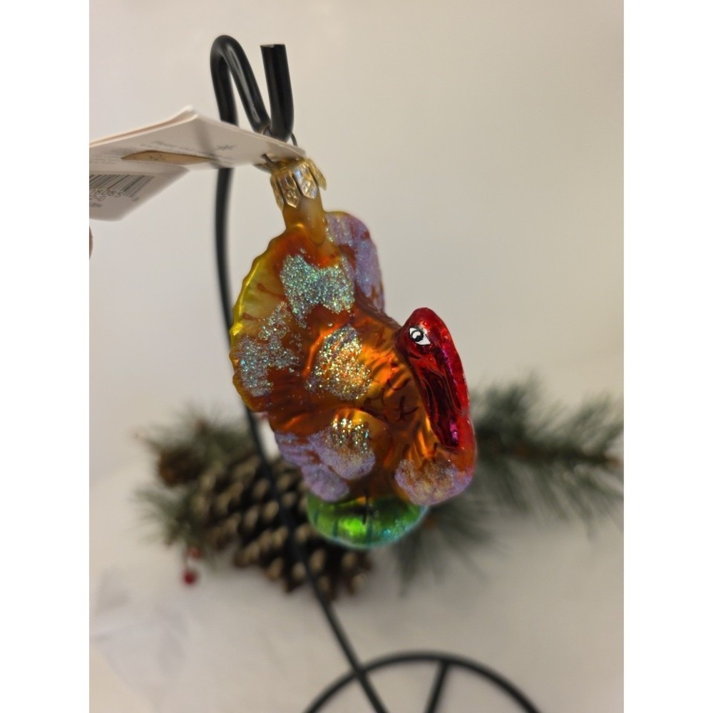 Christopher Radko Hedda Gobbler Turkey Ornament 00-182-0 Poland Retired Tag